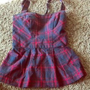 Abercrombie kids peplum tank top